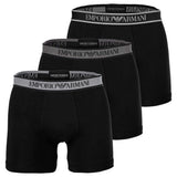 EMPORIO ARMANI Herren Boxershorts, 3er Pack - CORE LOGOBAND, Boxer, Stretch Cotton