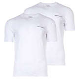 EMPORIO ARMANI Herren T-Shirt, 2er Pack - CORE LOGOBAND, Rundhals, Regular Fit, Stretch Cotton