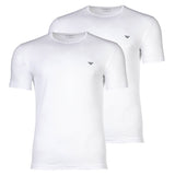 EMPORIO ARMANI Men's T-shirt, 2-pack - CORE LOGOBAND, round neck, regular fit, stretch cotton