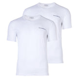 EMPORIO ARMANI Herren T-Shirt, 2er Pack - CORE LOGOBAND, V-Neck, Regular Fit, Stretch Cotton
