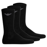 EMPORIO ARMANI Herren Socken, 3er Pack - SPORTY SPONGE, Short Socks, One Size