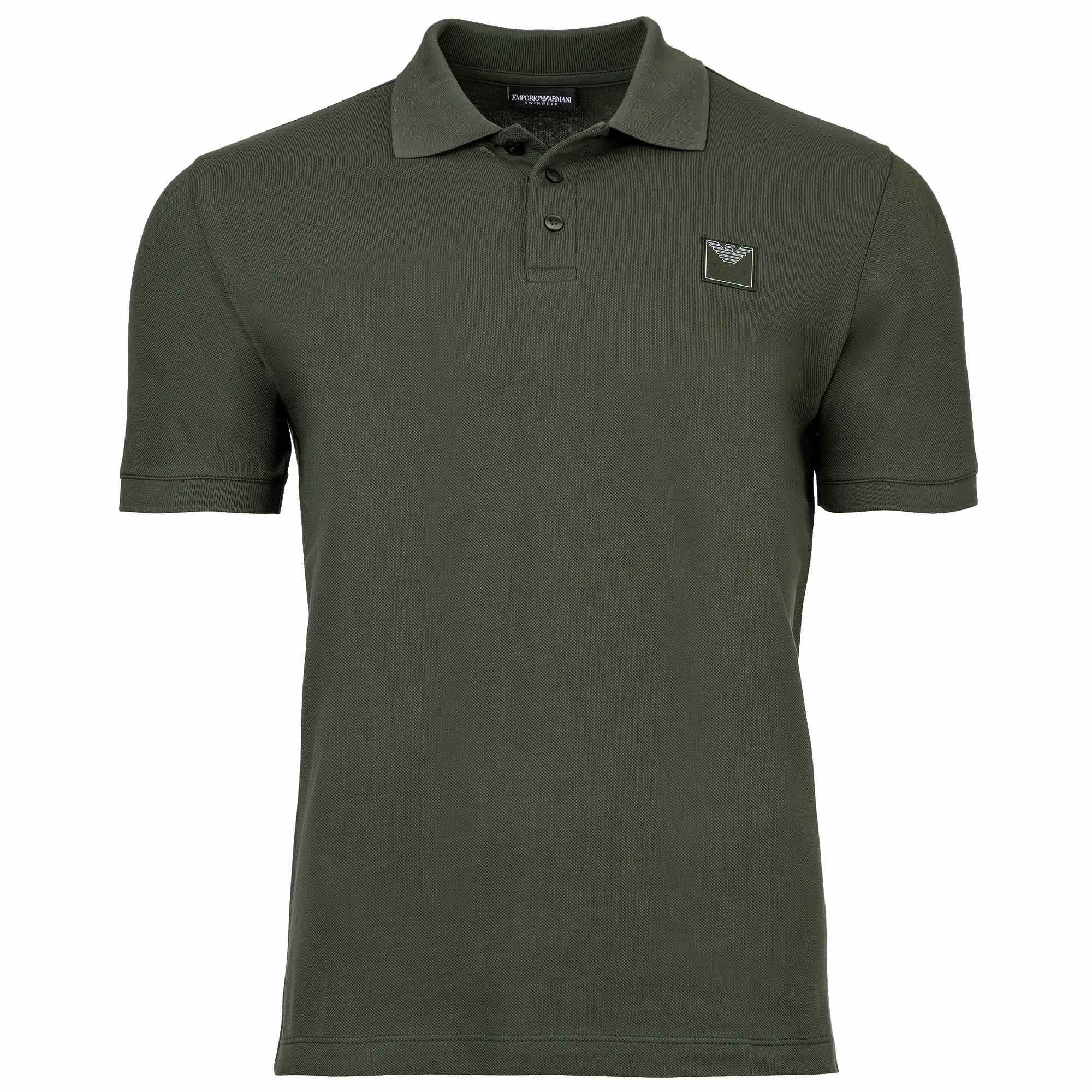 EMPORIO ARMANI Herren Poloshirt - ESSENTIAL, Pique, Regular Fit, Cotton, uni