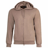 EMPORIO ARMANI Herren Sweatjacke mit Kapuze - BASIC TERRY, Zipper, Cotton-Mix