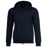 EMPORIO ARMANI Herren Sweatjacke mit Kapuze - BASIC TERRY, Zipper, Cotton-Mix