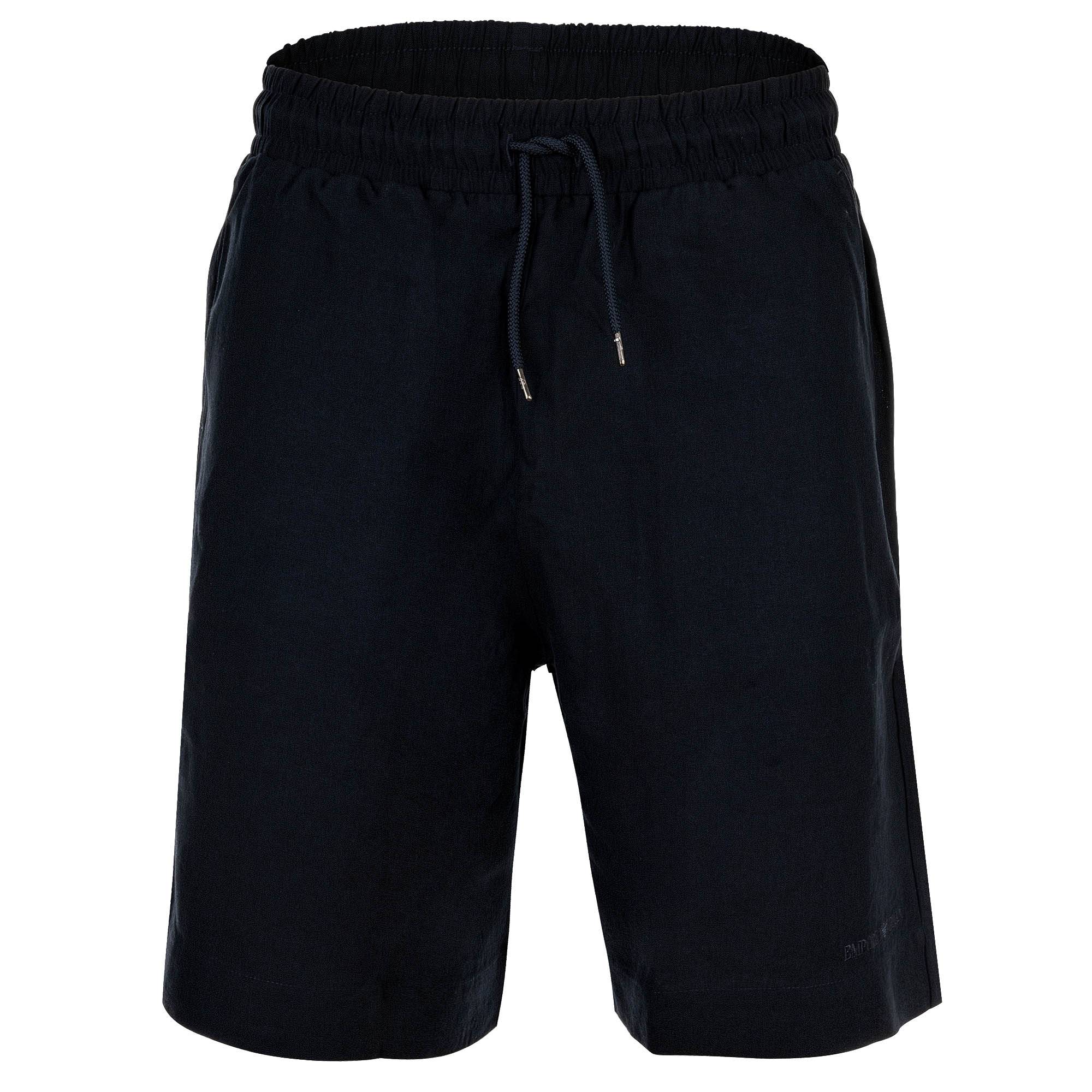 EMPORIO ARMANI Herren Bermudashorts - LINEN BLEND, Bermuda, Leinen-Viskose-Mix