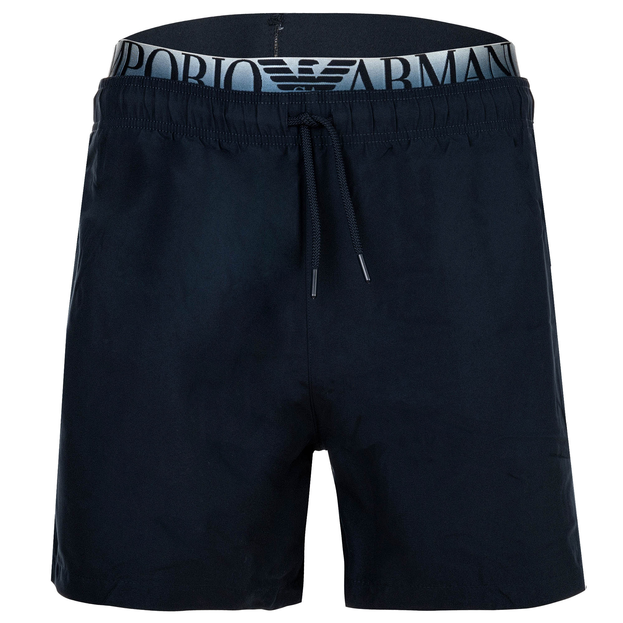 EMPORIO ARMANI Herren Badeshorts - LOGOBAND, Boxer, Beachwear, Logo-Bund, einfarbig
