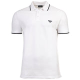 EMPORIO ARMANI Herren Poloshirt - ESSENTIAL, Pique, Logo, Baumwolle, einfarbig
