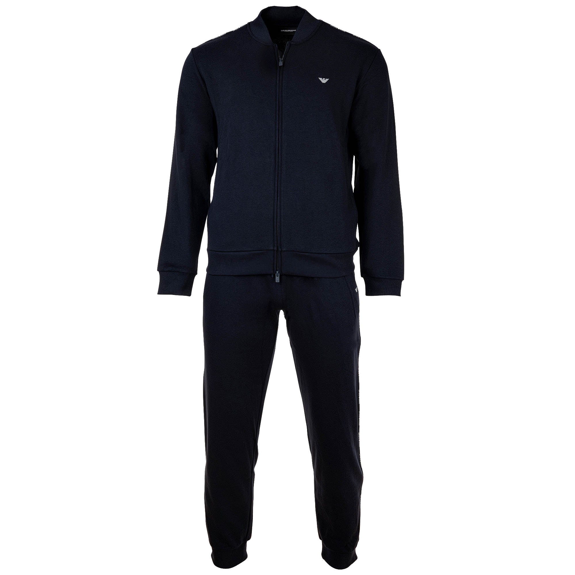 EMPORIO ARMANI Herren Hausanzug mit Zip-Jacke - BASIC TERRY, Full Zip Tracksuit