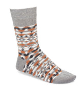 BIRKENSTOCK Herren Socken - Strumpf, Ethno Linen, Jacquard, Leinen-Viskose Garn