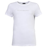 EMPORIO ARMANI Damen T-Shirt, Rundhals - ESSENTIAL COTTON, Regular Fit, Logo