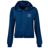 EMPORIO ARMANI Damen Sweatjacke mit Kapuze - ICONIC LIGHT TERRY, Hooded Full Zip Sweatshirt