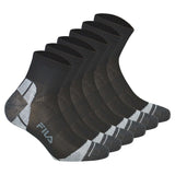 FILA Unisex Socken, 6 Paar - Quarter Multisport, Kurzsocken