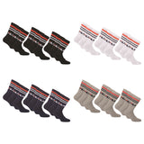 FILA Unisex Socks 9 pairs - Street, Sport, Lifestyle, Socks Set, Stripes, 35-46