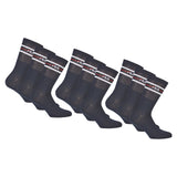 FILA Unisex Socken 9 Paar - Street, Sport, Lifestyle, Socks Set, Stripes (3x 3 Paar)