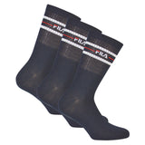 FILA Unisex Socken 3 Paar - Street, Sport, Lifestyle, Socks Set, Stripes, 35-46