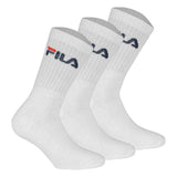 FILA Unisex socks 3 pairs - tennis socks, crew socks, terry, sport, logo 35-46