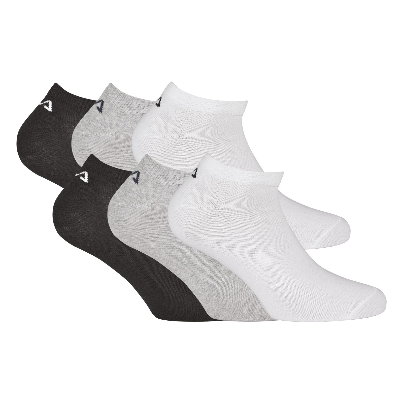FILA Invisible Sneakers Socks unisex, 6 pairs - short socks, logo cuff (2x 3-Pack)