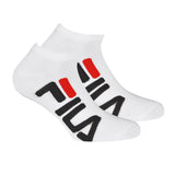 FILA Unisex, 2 Paar Socken - Invisible Sneakers, Logo, einfarbig