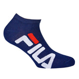 FILA Unisex Socken im Pack - Invisible Sneakers, Logo, einfarbig