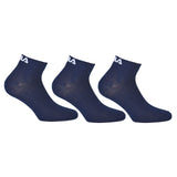 FILA Quarter Socken Unisex, 3 Paar - Kurzsocken, Sport, Logo-Bund, uni, 35-46