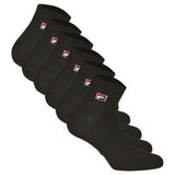 FILA Quarter Socken Unisex, 6 Paar - Kurzsocken, Sport, Logo-Bund, uni, 35-46