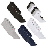 FILA Quarter Socken Unisex, 6 Paar - Kurzsocken, Sport, Logo-Bund, uni, 35-46