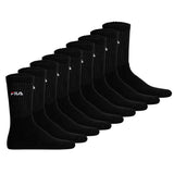 FILA Unisex Socken, 9er Pack - Tennissocken, Crew Socks, Logo