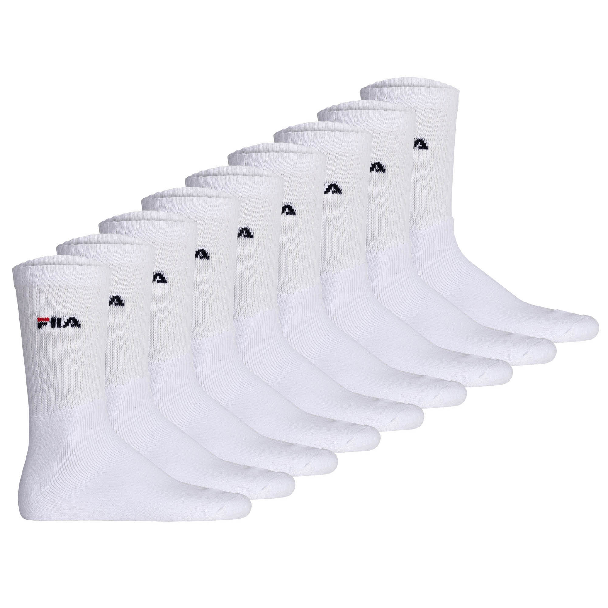 FILA unisex socks, 9-pack - tennis socks, crew socks, logo