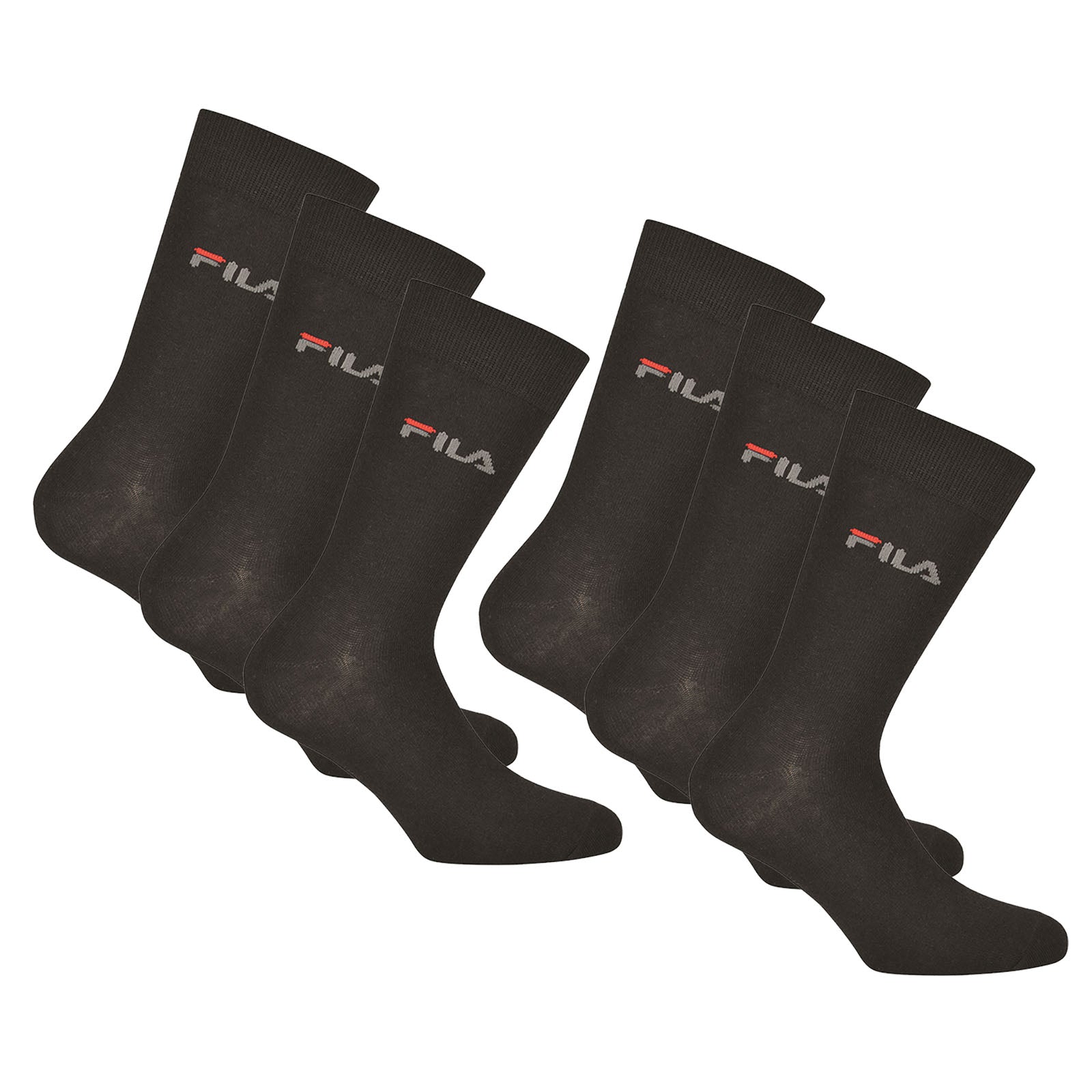 FILA Unisex socks, 6 pairs - Stockings, Street, Sport, Socks Set, Logo (2x 3 Pack)