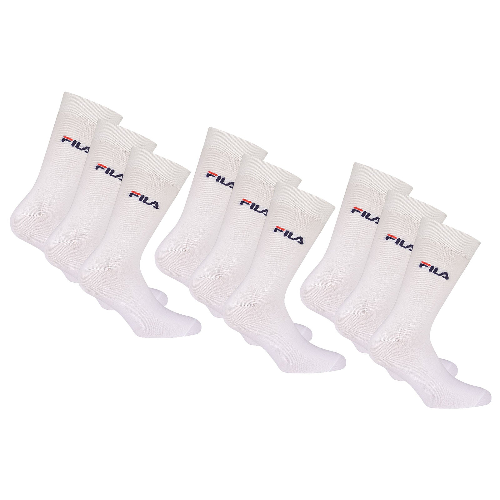 FILA Unisex socks, 9 pairs - Stockings, Street, Sport, Socks Set, Logo (3x 3 Pack)