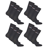 FILA Unisex socks, 12 pairs - Stockings, Street, Sport, Socks Set, Logo (4x 3 Pack)