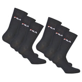 FILA Unisex socks, 6 pairs - Stockings, Street, Sport, Socks Set, Logo (2x 3 Pack)