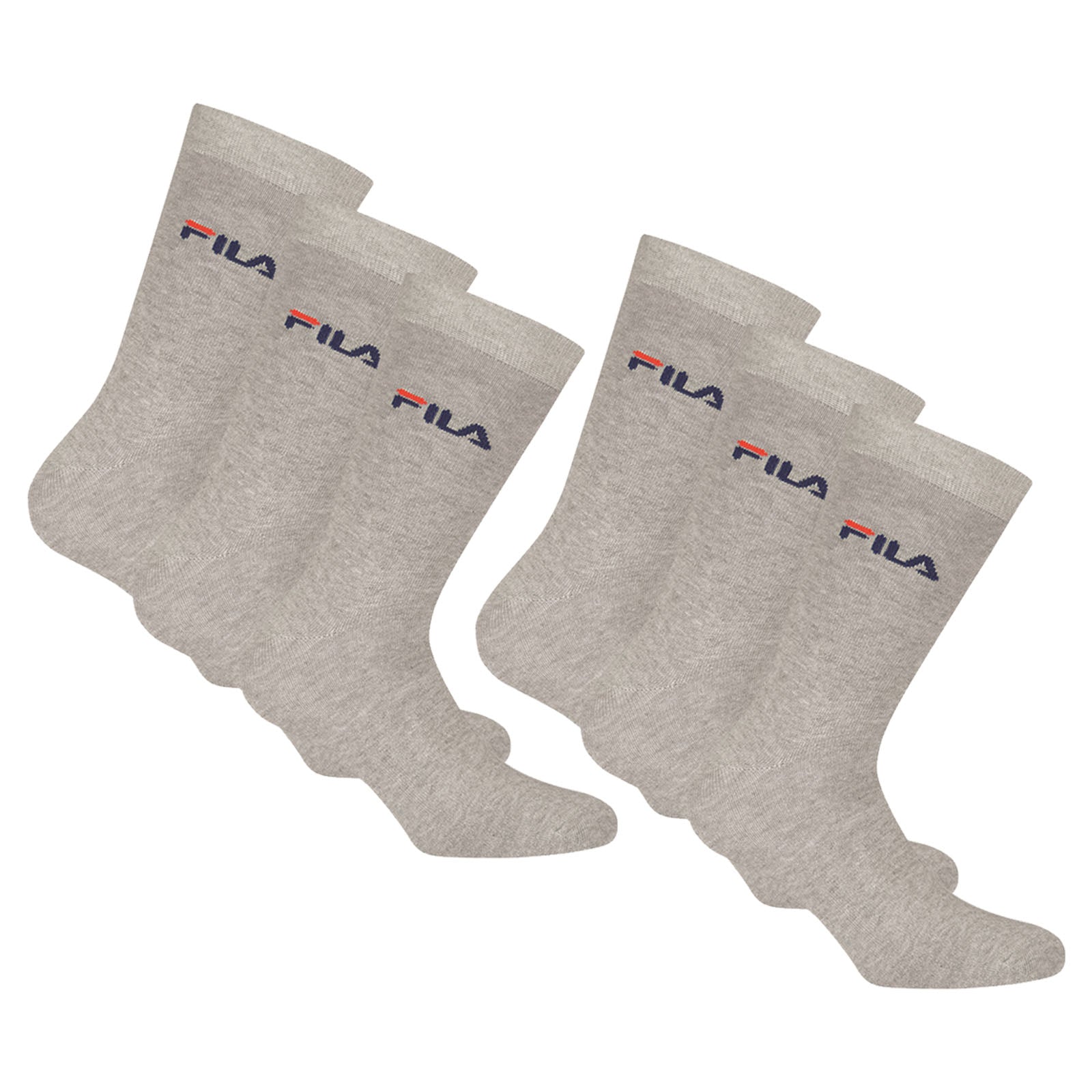 FILA Unisex socks, 6 pairs - Stockings, Street, Sport, Socks Set, Logo (2x 3 Pack)