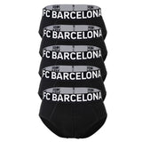 FC Barcelona Herren Slips, 5er Pack - Briefs, Baumwollmischung, Logobund, einfarbig