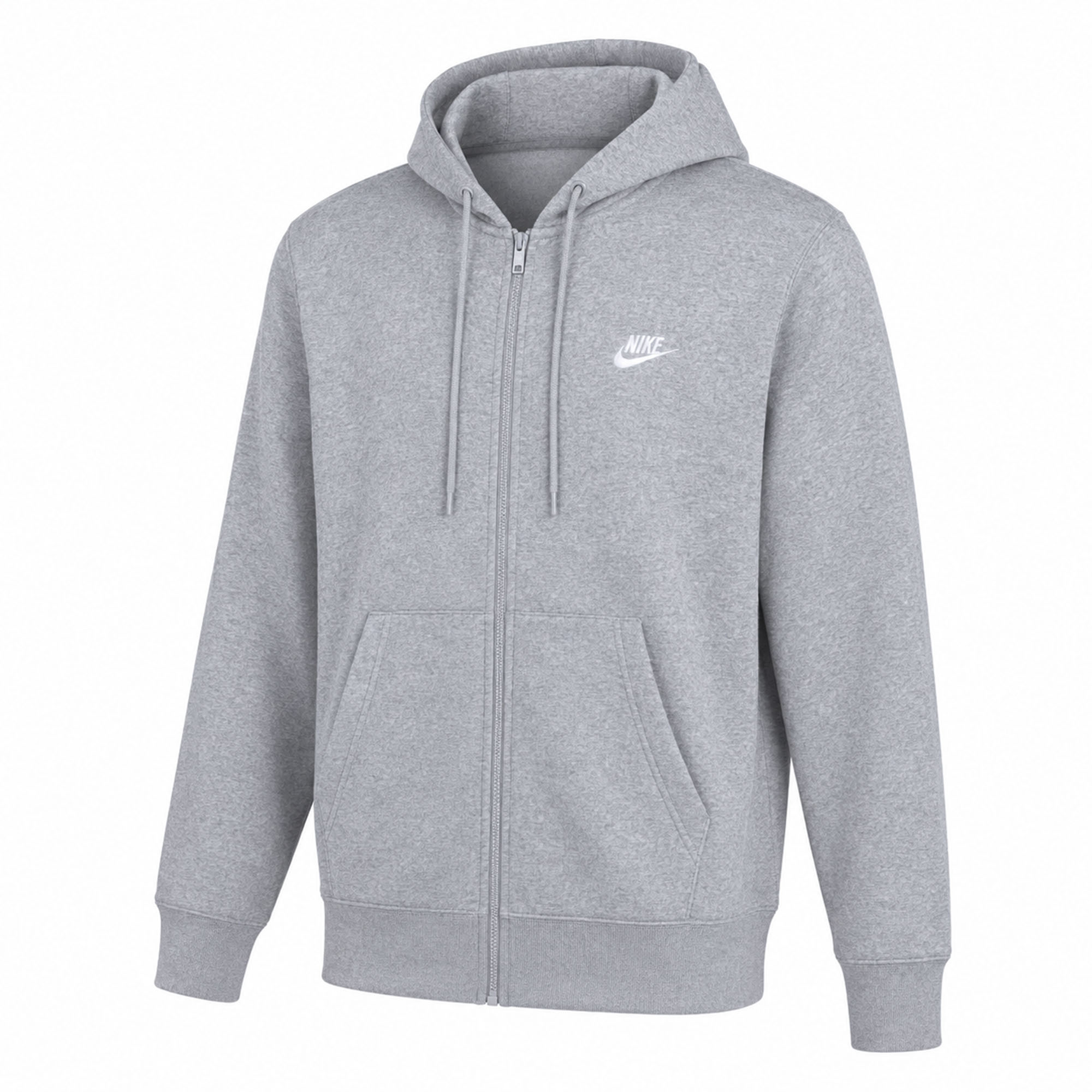 NIKE Men Sweatshirt – Club Basketball Fleece Hoodie, Hood, Regular Fit, Cotton Blend, Plain Colour