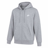NIKE Herren Sweatjacke - Club Basketball Fleece Hoodie, Kapuze, Regular Fit, Baumwollmischung, einfarbig