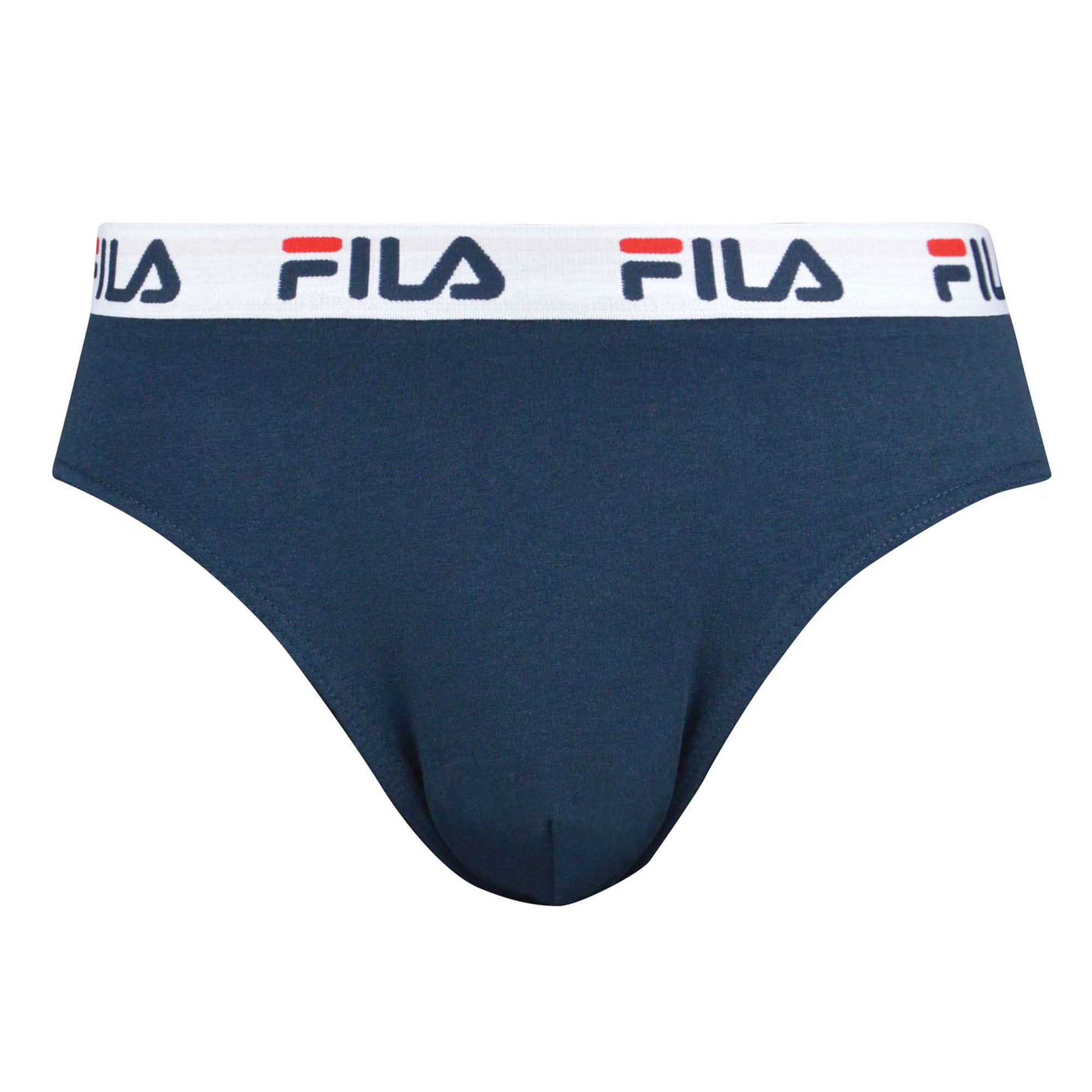 FILA Herren Slip - Briefs, Logobund, Urban, Cotton Stretch, einfarbig, S-2XL