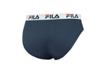 FILA Herren Slips im Pack - Briefs, Logobund, Urban, Cotton Stretch, einfarbig, S-2XL