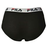 FILA Ladies Hipster Briefs - Pants, Logo waistband, Cotton Stretch, unicoloured, XS-XL
