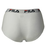 FILA Damen Hipster Slips, Vorteilspack - Pants, Logo-Bund, Cotton Stretch, einfarbig, XS-XL