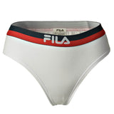 FILA Women's String - Regular Waist, Logo Waistband, Cotton Stretch, plain, XS-XL