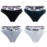 FILA Ladies Brazilian Briefs - Panty, Logo waistband, Cotton Stretch, plain, XS-XL