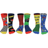 United Oddsocks Kinder Socken, 6 individuelle Socken - Geschenkbox, Motivsocken