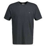 GANT Herren T-Shirt - REGULAR SHIELD, Rundhals, kurzarm, Baumwolle, Stickerei