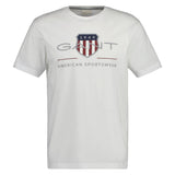 GANT Herren T-Shirt - REGULAR ARCHIVE SHIELD, Rundhals, kurzarm, Baumwolle, Print