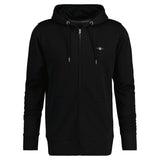 GANT Herren Sweatjacke - REGULAR SHIELD FULL ZIP HOODIE, Kapuze, Baumwoll-Mix