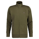 GANT Herren Sweatjacke - REGULAR SHIELD FULL ZIP SWEAT, Reißverschluss, Stehkragen