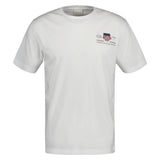 GANT Herren T-Shirt - REG ARCHIVE SHIELD EMB, Rundhals, kurzarm, Stickerei