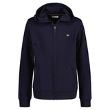 GANT Kinder Sweatjacke - SHIELD FULL ZIP HOODIE, Kapuze, Reißverschluss, Baumwolle