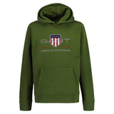 GANT Kinder Sweatshirt - ARCHIVE SHIELD HOODIE, Kapuzen-Pullover, Logo, uni